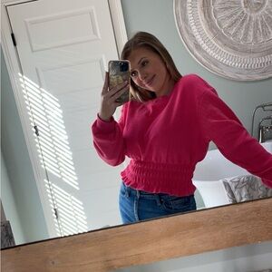 Anthropologie Pink long sleeve